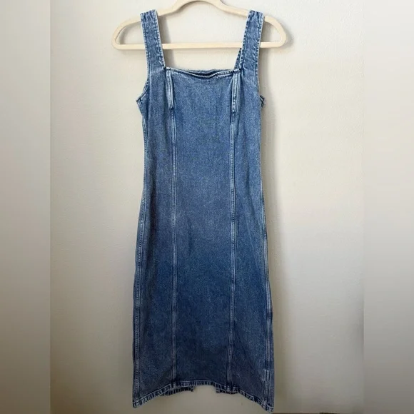 Abercrombie & Fitch Blue Denim Dress - Picture 3 of 8